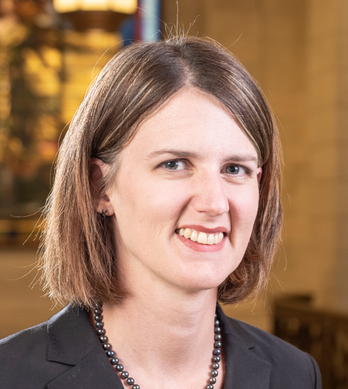 headshot of Kate Diersen, solicitor to Green Tree Borough Zoning Hearing Board